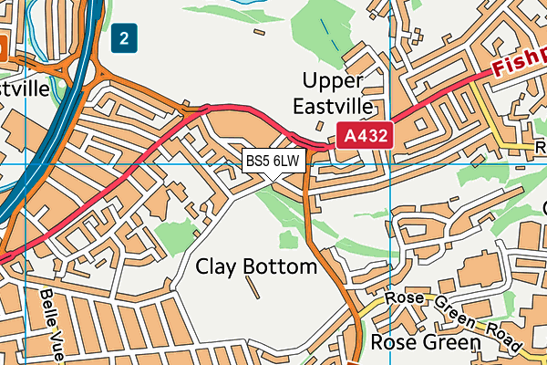 BS5 6LW map - OS VectorMap District (Ordnance Survey) BS5 6LW map - OS VectorMap District (Ordnance Survey)