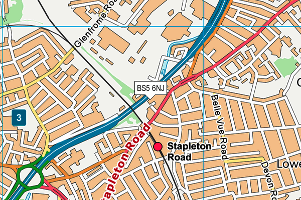 BS5 6NJ map - OS VectorMap District (Ordnance Survey) BS5 6NJ map - OS VectorMap District (Ordnance Survey)