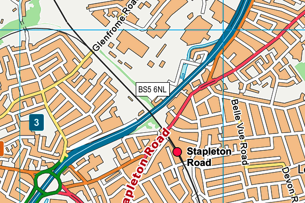 BS5 6NL map - OS VectorMap District (Ordnance Survey) BS5 6NL map - OS VectorMap District (Ordnance Survey)