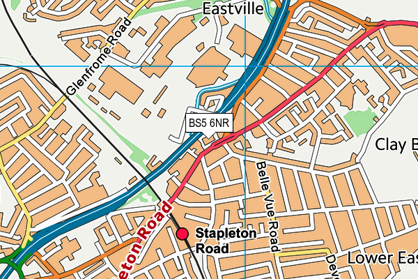 BS5 6NR map - OS VectorMap District (Ordnance Survey) BS5 6NR map - OS VectorMap District (Ordnance Survey)