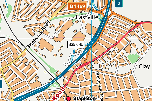 BS5 6NU map - OS VectorMap District (Ordnance Survey) BS5 6NU map - OS VectorMap District (Ordnance Survey)