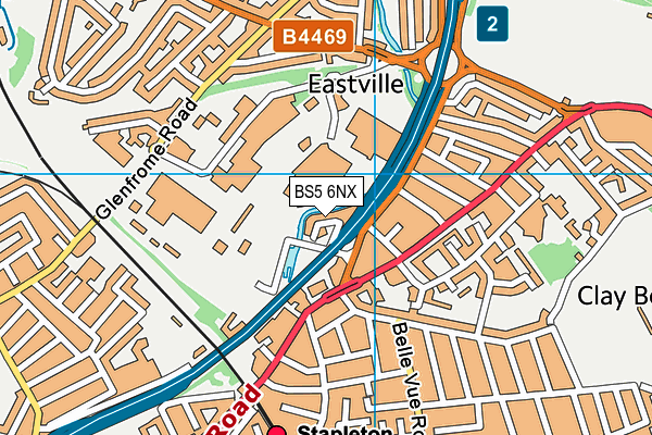 BS5 6NX map - OS VectorMap District (Ordnance Survey) BS5 6NX map - OS VectorMap District (Ordnance Survey)