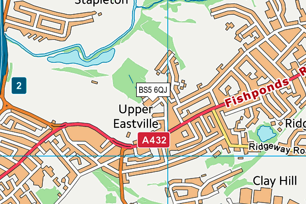 BS5 6QJ map - OS VectorMap District (Ordnance Survey) BS5 6QJ map - OS VectorMap District (Ordnance Survey)