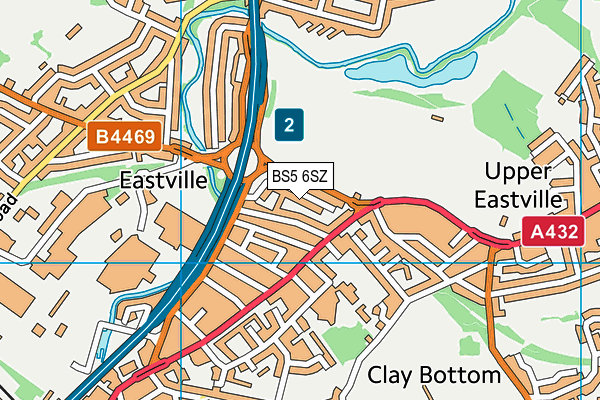 BS5 6SZ map - OS VectorMap District (Ordnance Survey) BS5 6SZ map - OS VectorMap District (Ordnance Survey)