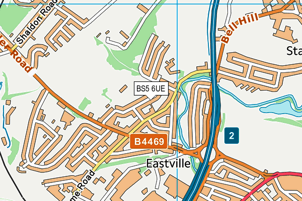 BS5 6UE map - OS VectorMap District (Ordnance Survey) BS5 6UE map - OS VectorMap District (Ordnance Survey)