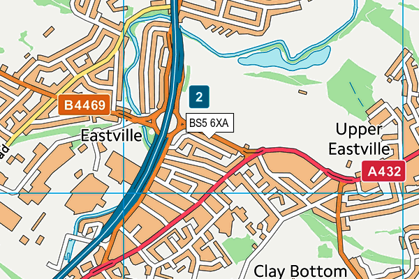 BS5 6XA map - OS VectorMap District (Ordnance Survey) BS5 6XA map - OS VectorMap District (Ordnance Survey)