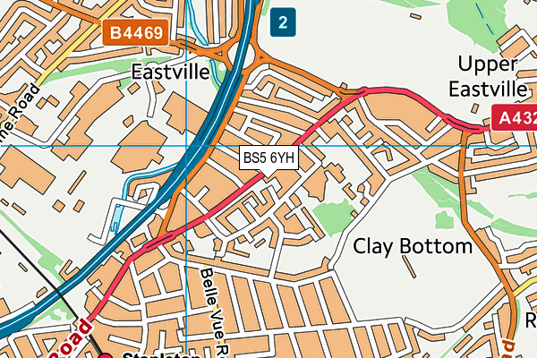 BS5 6YH map - OS VectorMap District (Ordnance Survey) BS5 6YH map - OS VectorMap District (Ordnance Survey)