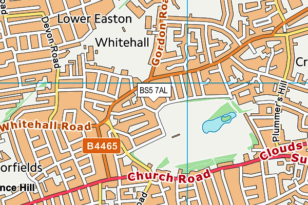 BS5 7AL map - OS VectorMap District (Ordnance Survey) BS5 7AL map - OS VectorMap District (Ordnance Survey)