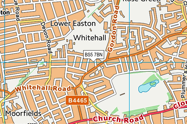 BS5 7BN map - OS VectorMap District (Ordnance Survey) BS5 7BN map - OS VectorMap District (Ordnance Survey)