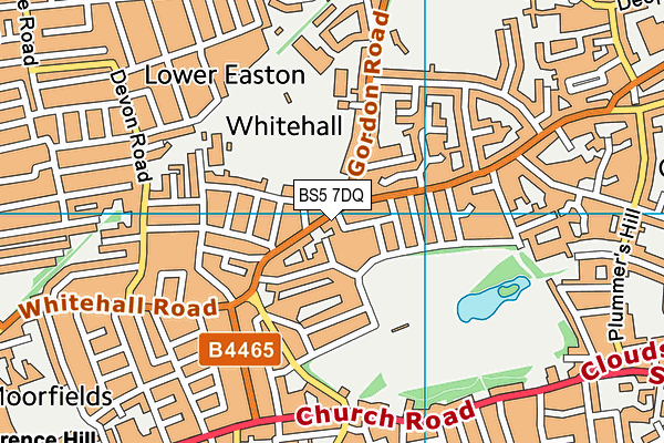 BS5 7DQ map - OS VectorMap District (Ordnance Survey) BS5 7DQ map - OS VectorMap District (Ordnance Survey)