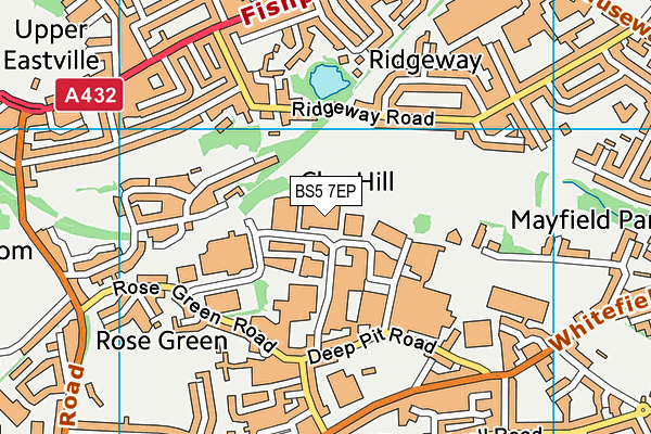 BS5 7EP map - OS VectorMap District (Ordnance Survey) BS5 7EP map - OS VectorMap District (Ordnance Survey)