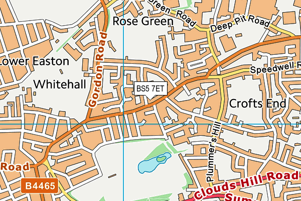 BS5 7ET map - OS VectorMap District (Ordnance Survey) BS5 7ET map - OS VectorMap District (Ordnance Survey)