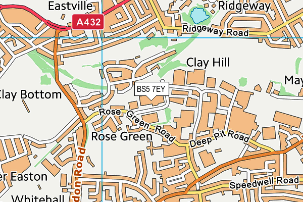 BS5 7EY map - OS VectorMap District (Ordnance Survey) BS5 7EY map - OS VectorMap District (Ordnance Survey)