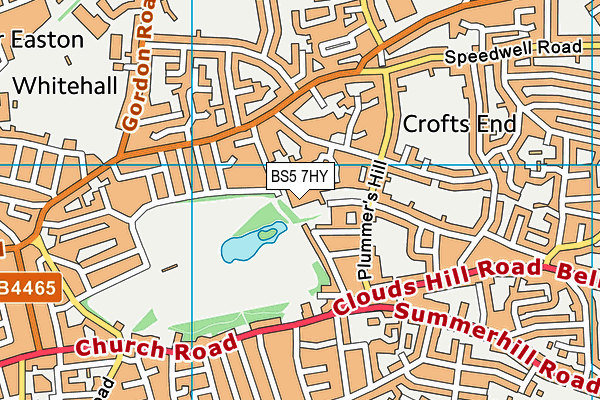 BS5 7HY map - OS VectorMap District (Ordnance Survey) BS5 7HY map - OS VectorMap District (Ordnance Survey)