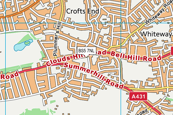 BS5 7NL map - OS VectorMap District (Ordnance Survey) BS5 7NL map - OS VectorMap District (Ordnance Survey)