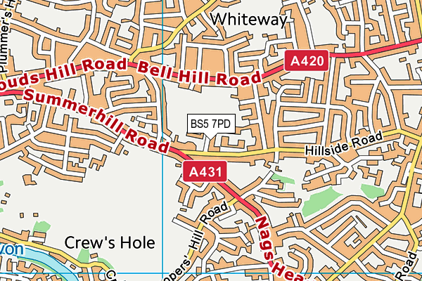 BS5 7PD map - OS VectorMap District (Ordnance Survey) BS5 7PD map - OS VectorMap District (Ordnance Survey)