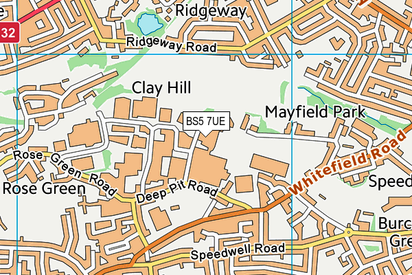 BS5 7UE map - OS VectorMap District (Ordnance Survey) BS5 7UE map - OS VectorMap District (Ordnance Survey)