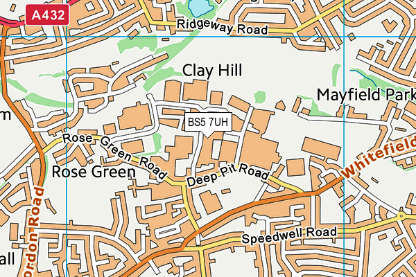 BS5 7UH map - OS VectorMap District (Ordnance Survey) BS5 7UH map - OS VectorMap District (Ordnance Survey)