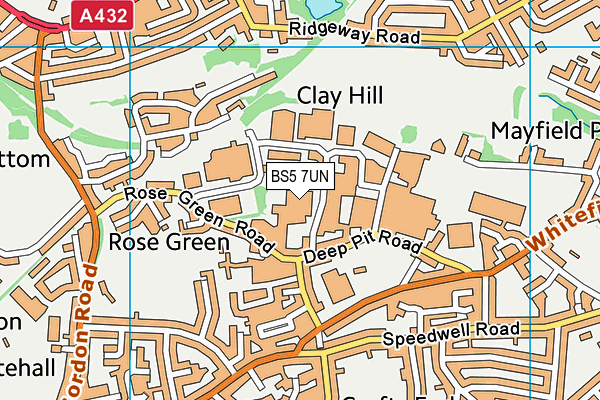 BS5 7UN map - OS VectorMap District (Ordnance Survey) BS5 7UN map - OS VectorMap District (Ordnance Survey)