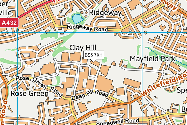 BS5 7XH map - OS VectorMap District (Ordnance Survey) BS5 7XH map - OS VectorMap District (Ordnance Survey)