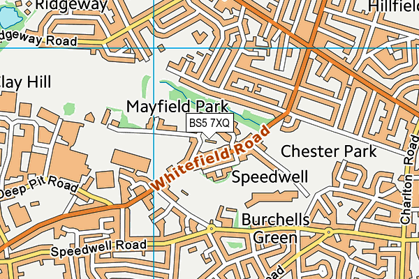 BS5 7XQ map - OS VectorMap District (Ordnance Survey) BS5 7XQ map - OS VectorMap District (Ordnance Survey)