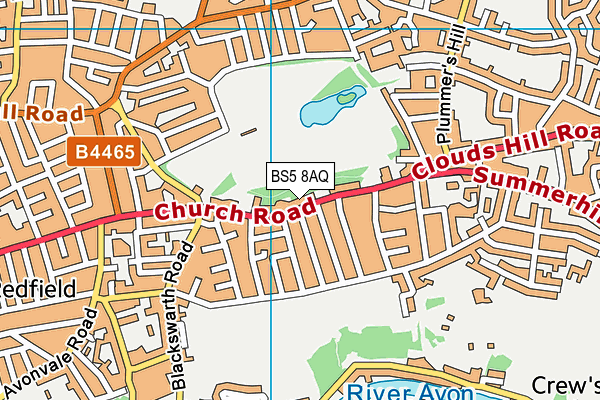 BS5 8AQ map - OS VectorMap District (Ordnance Survey) BS5 8AQ map - OS VectorMap District (Ordnance Survey)