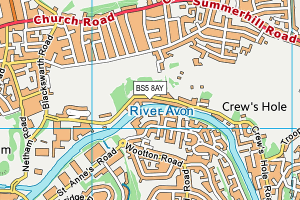 BS5 8AY map - OS VectorMap District (Ordnance Survey) BS5 8AY map - OS VectorMap District (Ordnance Survey)