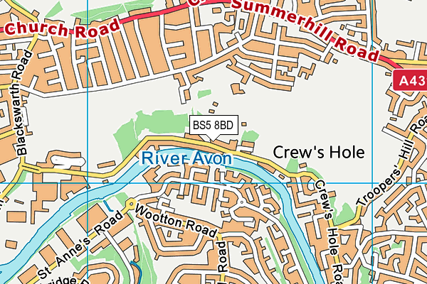 BS5 8BD map - OS VectorMap District (Ordnance Survey) BS5 8BD map - OS VectorMap District (Ordnance Survey)