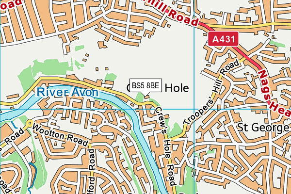 BS5 8BE map - OS VectorMap District (Ordnance Survey) BS5 8BE map - OS VectorMap District (Ordnance Survey)