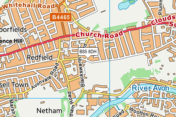 BS5 8DH map - OS VectorMap District (Ordnance Survey) BS5 8DH map - OS VectorMap District (Ordnance Survey)