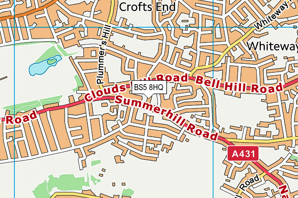 BS5 8HQ map - OS VectorMap District (Ordnance Survey) BS5 8HQ map - OS VectorMap District (Ordnance Survey)