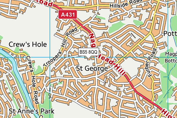BS5 8QQ map - OS VectorMap District (Ordnance Survey) BS5 8QQ map - OS VectorMap District (Ordnance Survey)