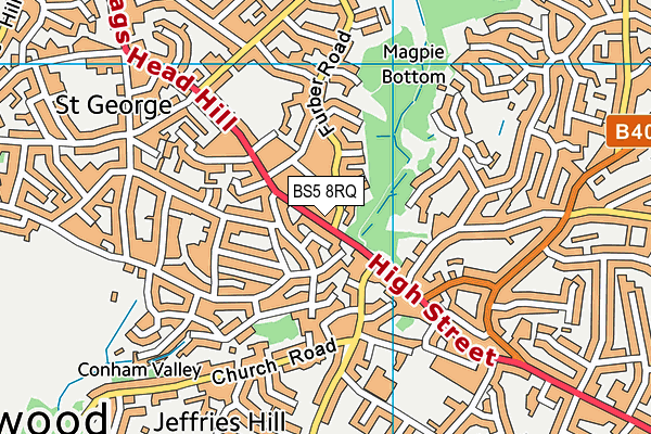 BS5 8RQ map - OS VectorMap District (Ordnance Survey) BS5 8RQ map - OS VectorMap District (Ordnance Survey)
