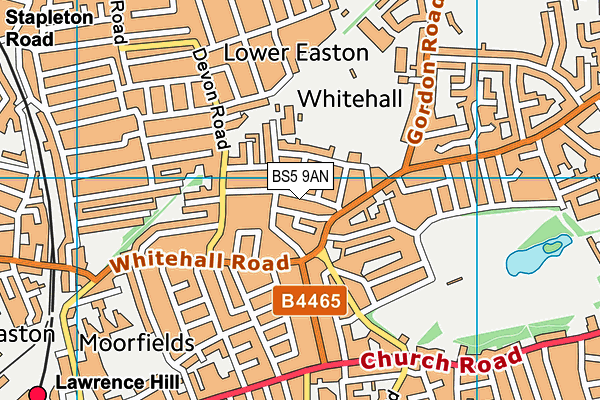 BS5 9AN map - OS VectorMap District (Ordnance Survey) BS5 9AN map - OS VectorMap District (Ordnance Survey)