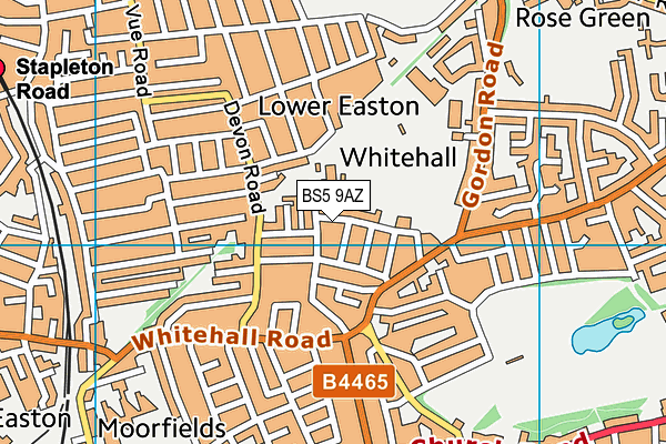 BS5 9AZ map - OS VectorMap District (Ordnance Survey) BS5 9AZ map - OS VectorMap District (Ordnance Survey)