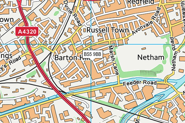 BS5 9BB map - OS VectorMap District (Ordnance Survey) BS5 9BB map - OS VectorMap District (Ordnance Survey)