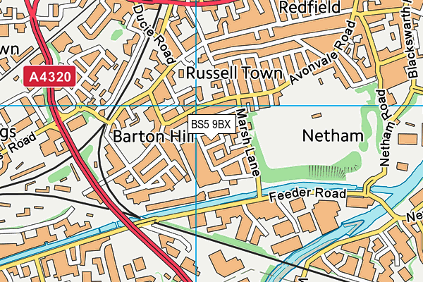 BS5 9BX map - OS VectorMap District (Ordnance Survey) BS5 9BX map - OS VectorMap District (Ordnance Survey)