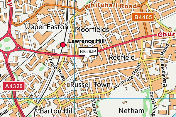 BS5 9JP map - OS VectorMap District (Ordnance Survey) BS5 9JP map - OS VectorMap District (Ordnance Survey)