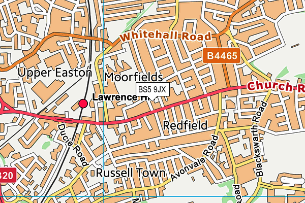 BS5 9JX map - OS VectorMap District (Ordnance Survey) BS5 9JX map - OS VectorMap District (Ordnance Survey)
