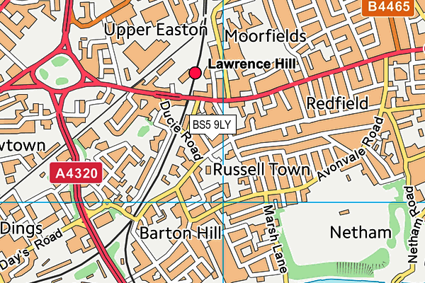 BS5 9LY map - OS VectorMap District (Ordnance Survey) BS5 9LY map - OS VectorMap District (Ordnance Survey)