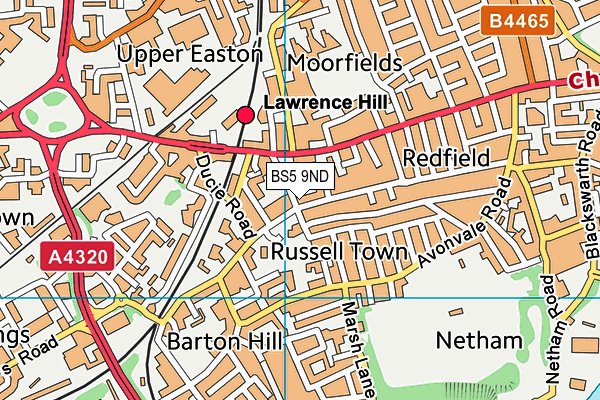 BS5 9ND map - OS VectorMap District (Ordnance Survey) BS5 9ND map - OS VectorMap District (Ordnance Survey)