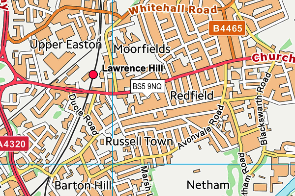 BS5 9NQ map - OS VectorMap District (Ordnance Survey) BS5 9NQ map - OS VectorMap District (Ordnance Survey)