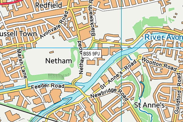 BS5 9PJ map - OS VectorMap District (Ordnance Survey) BS5 9PJ map - OS VectorMap District (Ordnance Survey)