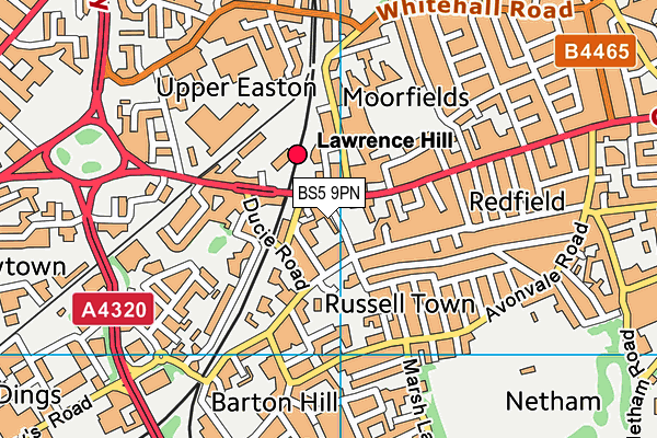 BS5 9PN map - OS VectorMap District (Ordnance Survey) BS5 9PN map - OS VectorMap District (Ordnance Survey)