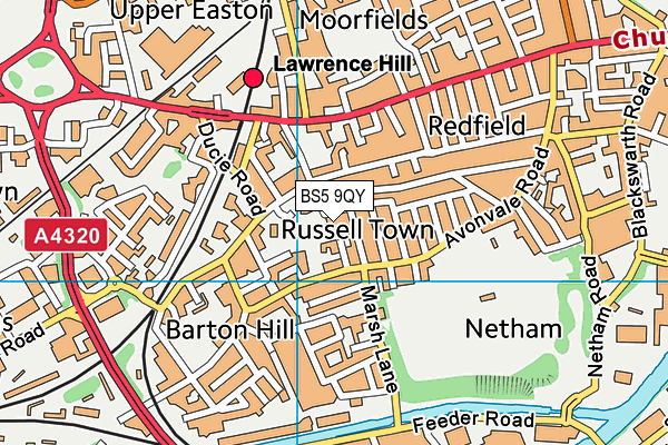 BS5 9QY map - OS VectorMap District (Ordnance Survey) BS5 9QY map - OS VectorMap District (Ordnance Survey)
