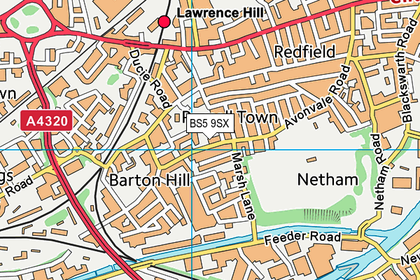 BS5 9SX map - OS VectorMap District (Ordnance Survey) BS5 9SX map - OS VectorMap District (Ordnance Survey)