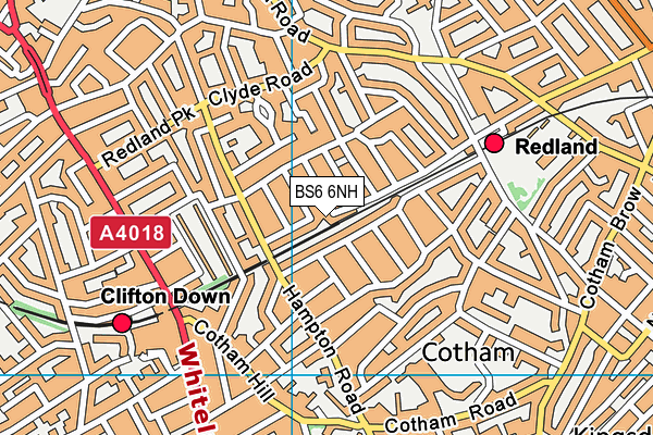 BS6 6NH map - OS VectorMap District (Ordnance Survey) BS6 6NH map - OS VectorMap District (Ordnance Survey)