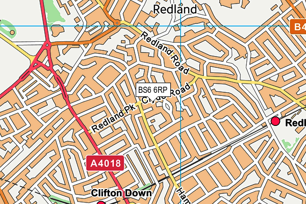 BS6 6RP map - OS VectorMap District (Ordnance Survey) BS6 6RP map - OS VectorMap District (Ordnance Survey)