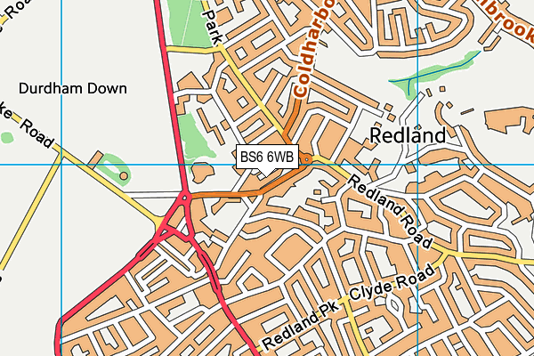 BS6 6WB map - OS VectorMap District (Ordnance Survey) BS6 6WB map - OS VectorMap District (Ordnance Survey)