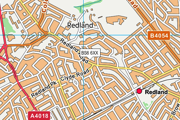 BS6 6XX map - OS VectorMap District (Ordnance Survey)